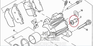 883 REAR BRAKE 2006A
